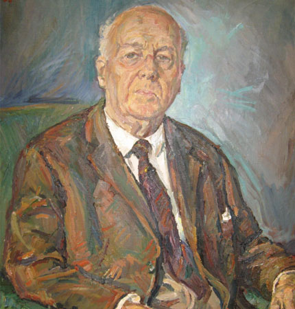 A painting of the founder of our culture collection, Ernst G Pringsheim