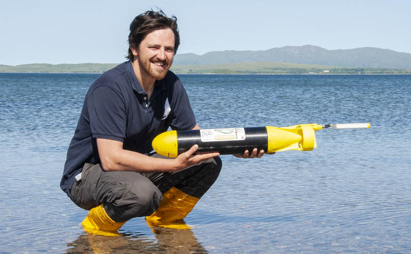 University of the Highlands and Islands PhD student James Coogan will be deploying the ecoSUB on its mission into a hostile Arctic environment