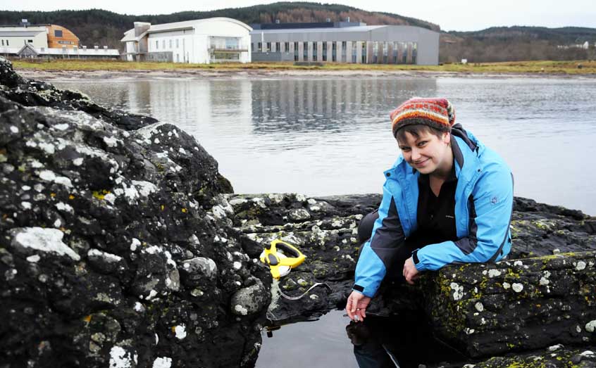 Dr Hannah Grist has been shortlisted for the David Robertson Adult Award for recording marine and coastal wildlife