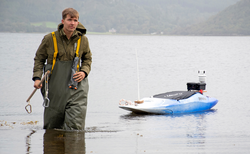 Kilchoan Melfort Trust hosted researchers and engineers from the Scottish Association for Marine Science (SAMS), Unique Group and University of Glasgow during marine robotics trials on Loch Melfort. 