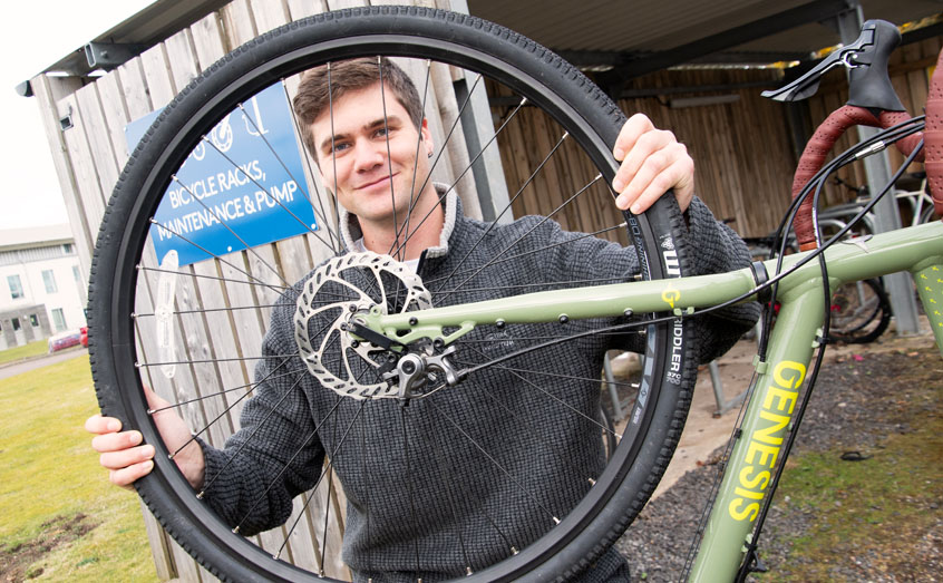 Thomas Webber will join scientists from the University of St Andrews on a 300-mile cycle challenge.